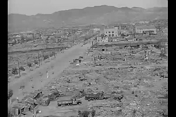 6.25전쟁 당시 폐허가 된 대전의 도심 (사진-대전시청 제공)
