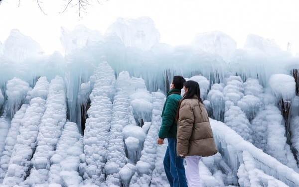 상도동 산림욕장 얼음동산